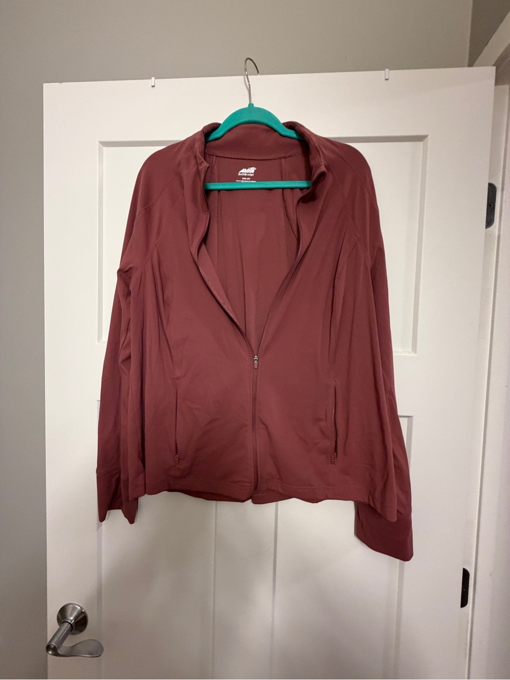 Avia Women's Zip-Front Bomber Jacket - Mauve Rose